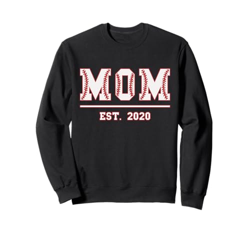 Baseball Mama Est. 2020 Muttertag Mutter Geburtstag Vintage Sweatshirt von Mom Est. 2020 Baseball Softball Mother's Day Retro