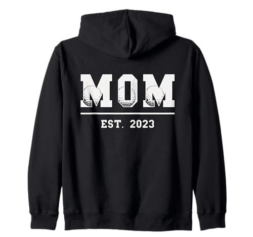 Golf Mama Est 2023 Muttertag Mutter Geburtstag Vintage Kapuzenjacke Golf Mama Est 2023 Muttertag Mutter Geburtstag Vintage Kapuzenjacke von Mom Est. 2023 Golf Mother's Day Sports
