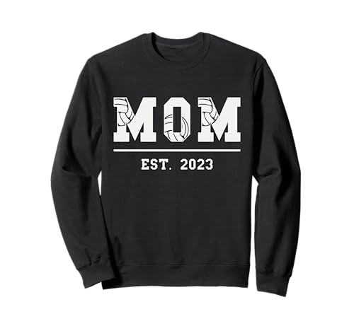 Volleyball Mama Est 2023 Muttertag Mutter Geburtstag Vintage Sweatshirt von Mom Est. 2023 Volleyball Mother's Day Sports