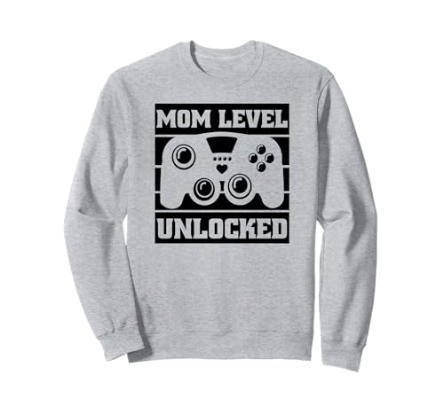 Mom Level Unlocked - Lustige Gamer-Mama Sweatshirt Mom Level Unlocked - Lustige Gamer-Mama Sweatshirt von Mom Level Unlocked