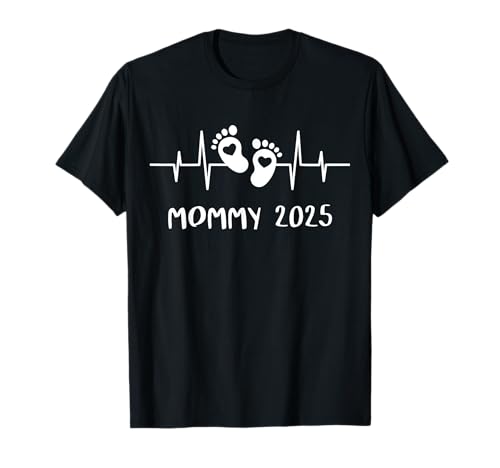 Mama 2025 Herzschlag - Das Mami Mom Muttertag Geburt Mutter T-Shirt von Mom Mommy Mutter Mutti & Mama 2025 Geschenke