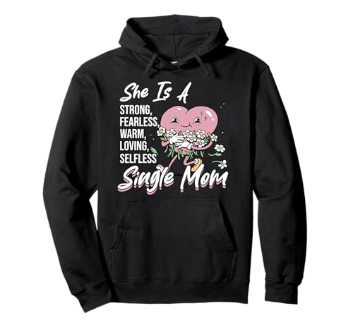 Sie Ist Eine Single Mama Pullover Hoodie von Mom Mother Mama Mommy Gift Family Love Apparel