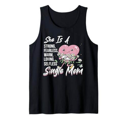 Sie Ist Eine Single Mama Tank Top von Mom Mother Mama Mommy Gift Family Love Apparel