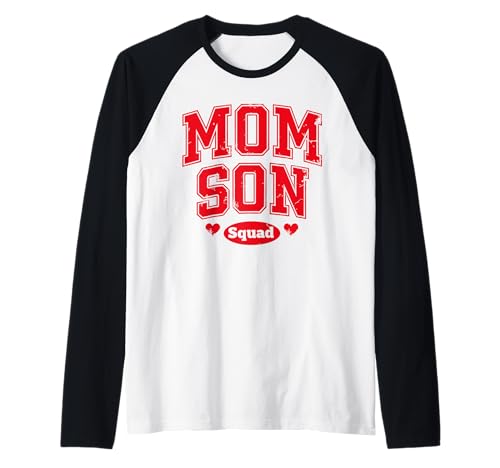 Mama Sohn Squad Mutter Tag Matching Mutter Söhne Mutter Sohn Raglan von Mom Söhne Muttertags Matching