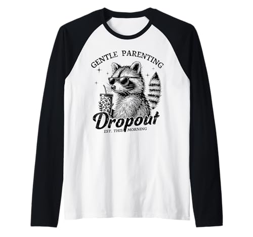 Lustiger Muttertag Mama Retro Waschbär Gentle Parenting Mom Raglan Lustiger Muttertag Mama Retro Waschbär Gentle Parenting Mom Raglan von Mom Tees NYC