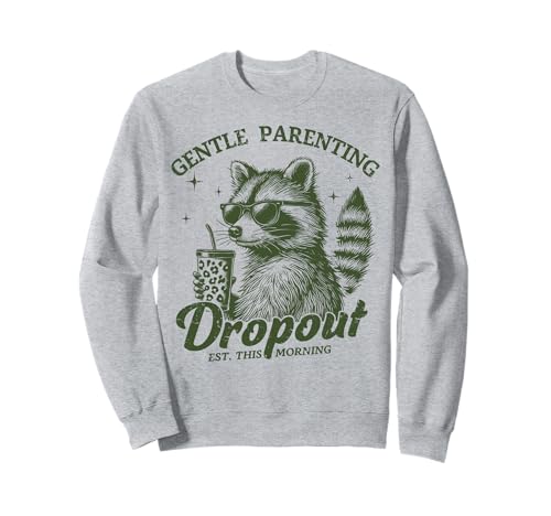 Lustiger Waschbär Muttertag Mama Retro Gentle Parenting Mom Sweatshirt Lustiger Waschbär Muttertag Mama Retro Gentle Parenting Mom Sweatshirt von Mom Tees NYC
