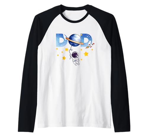 Dad of The Birthday Boy Space Astronaut 1. Geburtstag Familie Raglan Dad of The Birthday Boy Space Astronaut 1. Geburtstag Familie Raglan von Mom and Dad Space Themed Matching Shirts Birthday