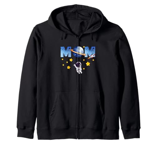 Mom of the Birthday Boy Space Astronaut 1. Geburtstag Familie Kapuzenjacke Mom of the Birthday Boy Space Astronaut 1. Geburtstag Familie Kapuzenjacke von Mom and Dad Space Themed Matching Shirts Birthday