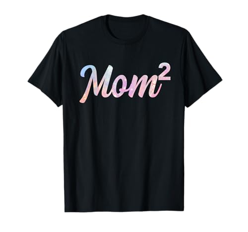 Mom2 Mutter von 2 Mutter von zwei Kindern Mama Muttertag T-Shirt von Mom2 Mom of 2 Mother of Two Kids