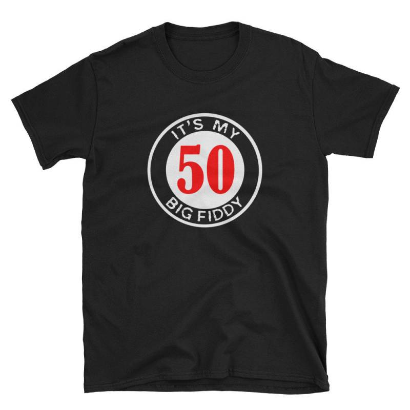 Es Ist Meine Große Fiddy 50. Geburtstag Shirt/Überraschung Partei Geschenk Gruppe Kader Crew Lustige Fünfzigsten Fünfzig 50 Nifty Über Den von MomJeansShirtCo