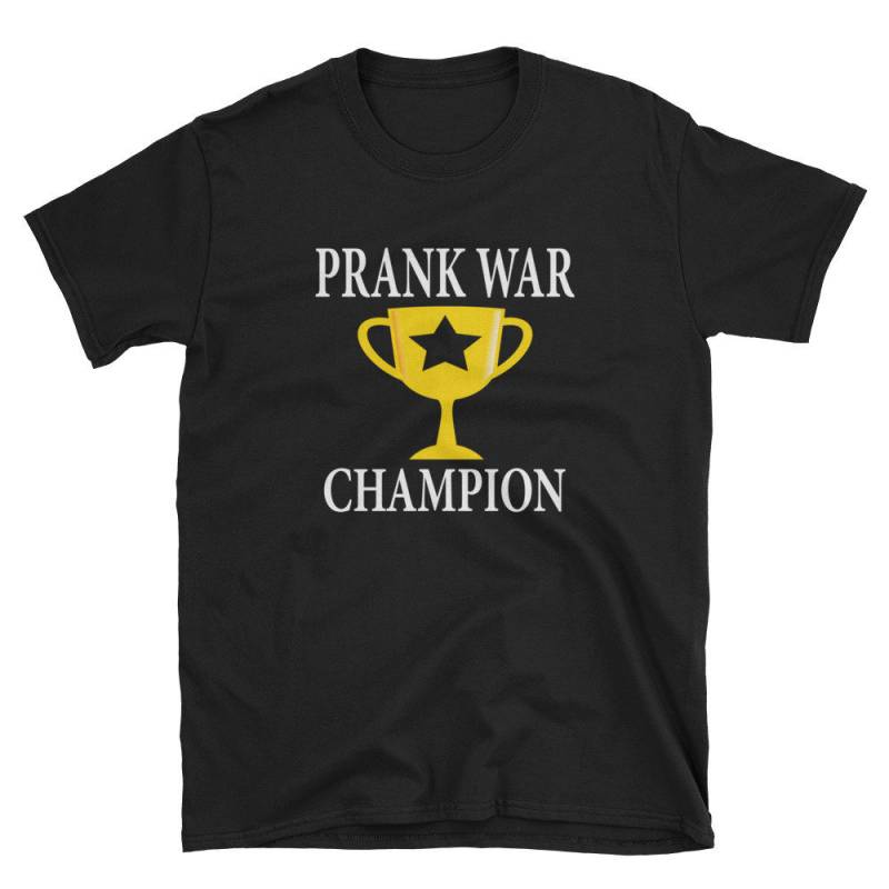 streich Krieg Champion Shirt Lustige Geschenk Vater Witz Gag Praktisch Gewinner Verlierer Schlacht Idee Beste April Narren Tag Büro Schule Jersey von MomJeansShirtCo