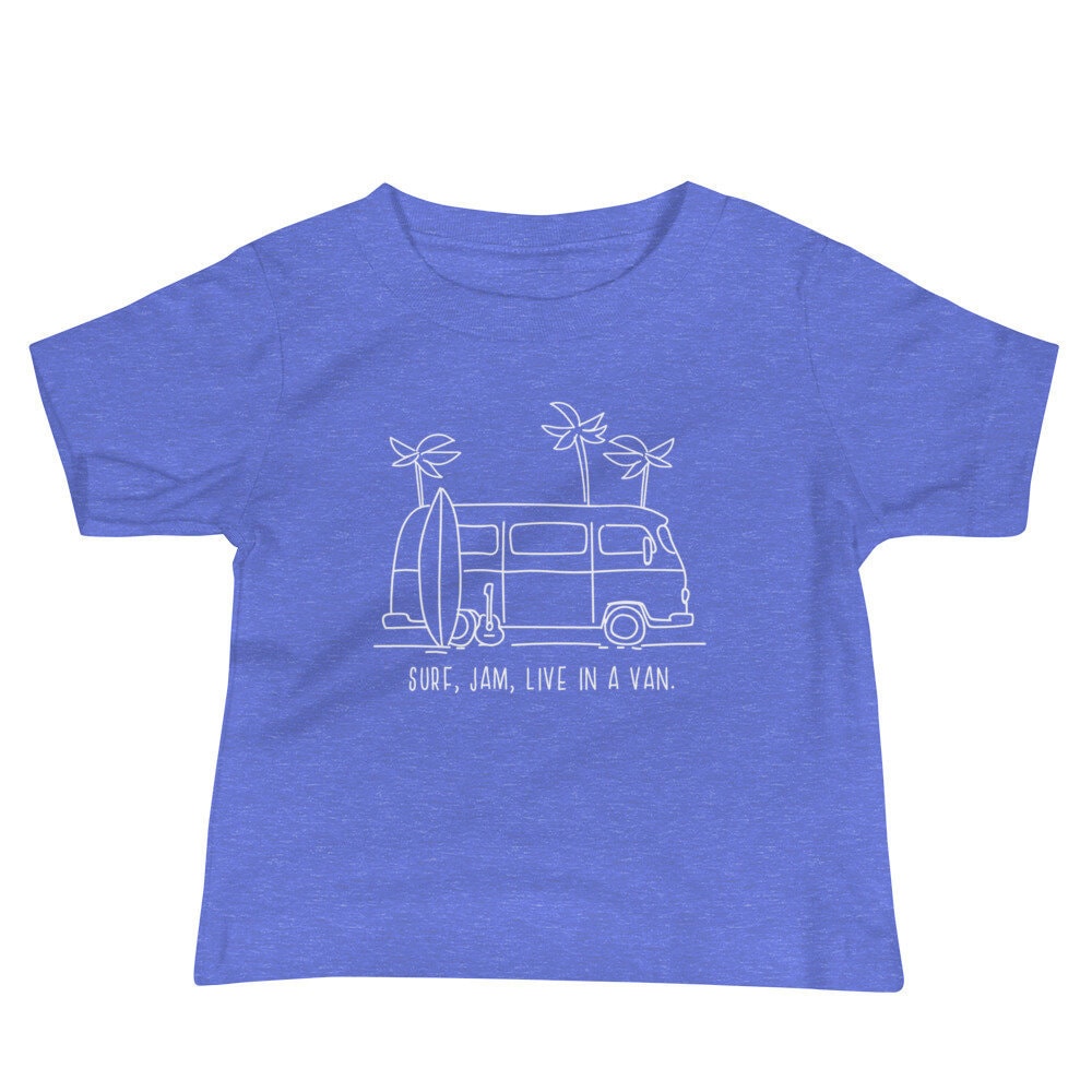 Surfen, Jamm, Live in Einem Van T-Shirt | Baby Kleinkind 6-24 Monate Unisex Baby-Dusche-Geschenk von MomOfAGrom