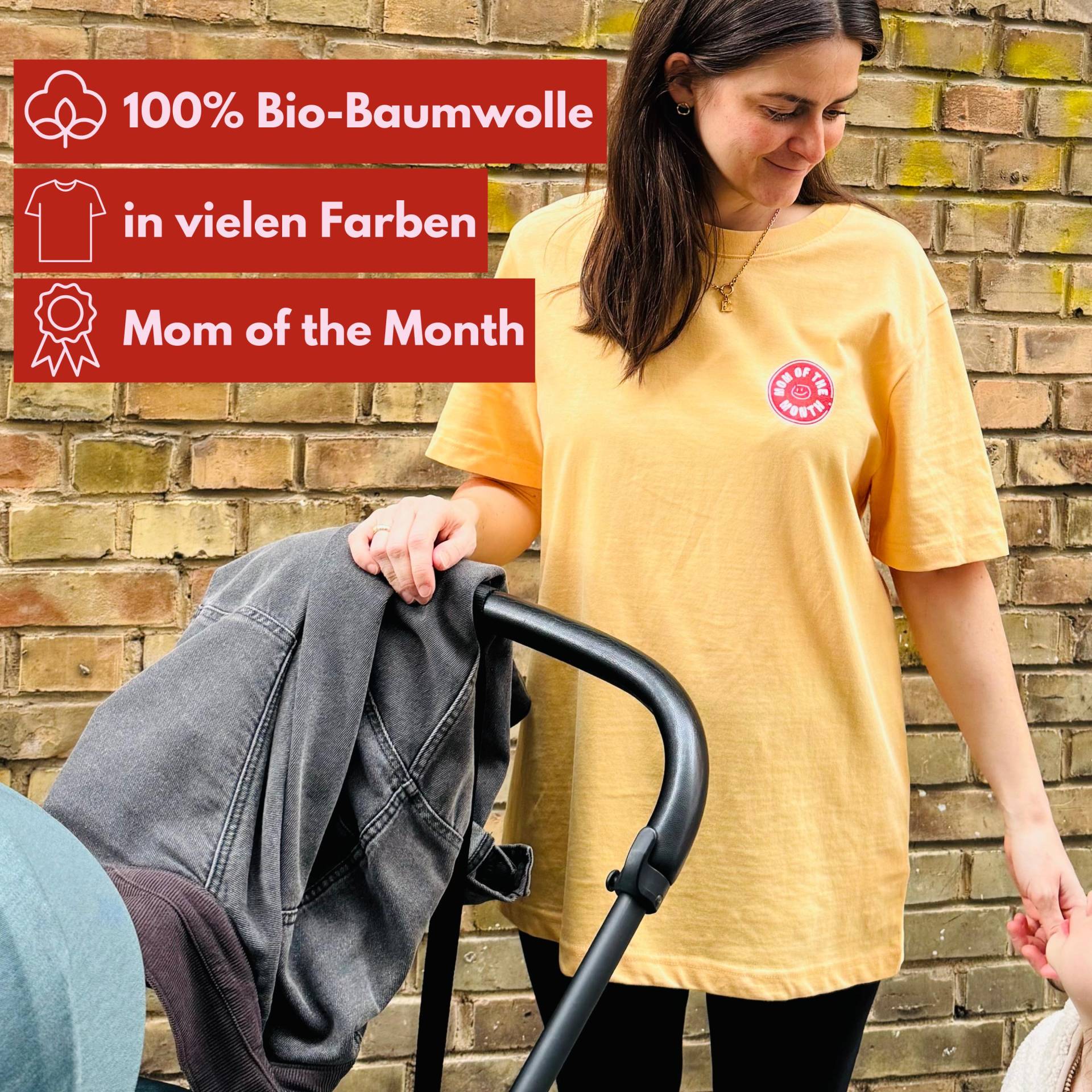Mama T-Shirt, Mom Of The Month, Geschenk Zur Geburt, Muttertagsgeschenk, Motivational Shirt, 100% Bio-Baumwolle Mama T-Shirt, Mom Of The Month, Geschenk Zur Geburt, Muttertagsgeschenk, Motivational Shirt, 100% Bio-Baumwolle von MomOfTheMonthShop