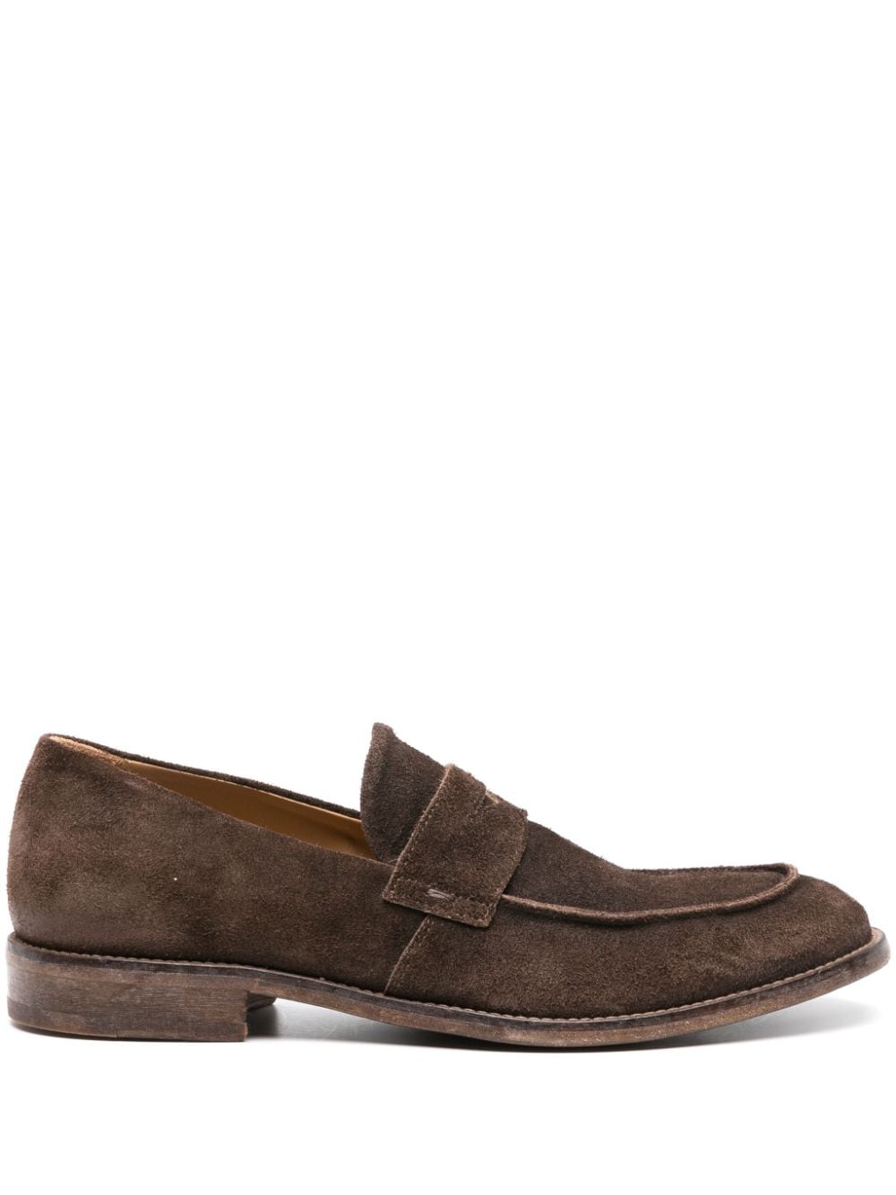 Moma Penny-Loafer aus Wildleder - Braun von Moma