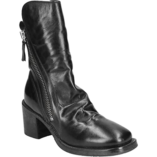 MOMA Stiefelette 1CW343-CU, Glattleder, Schwarz, Damen EU 37 von MOMA