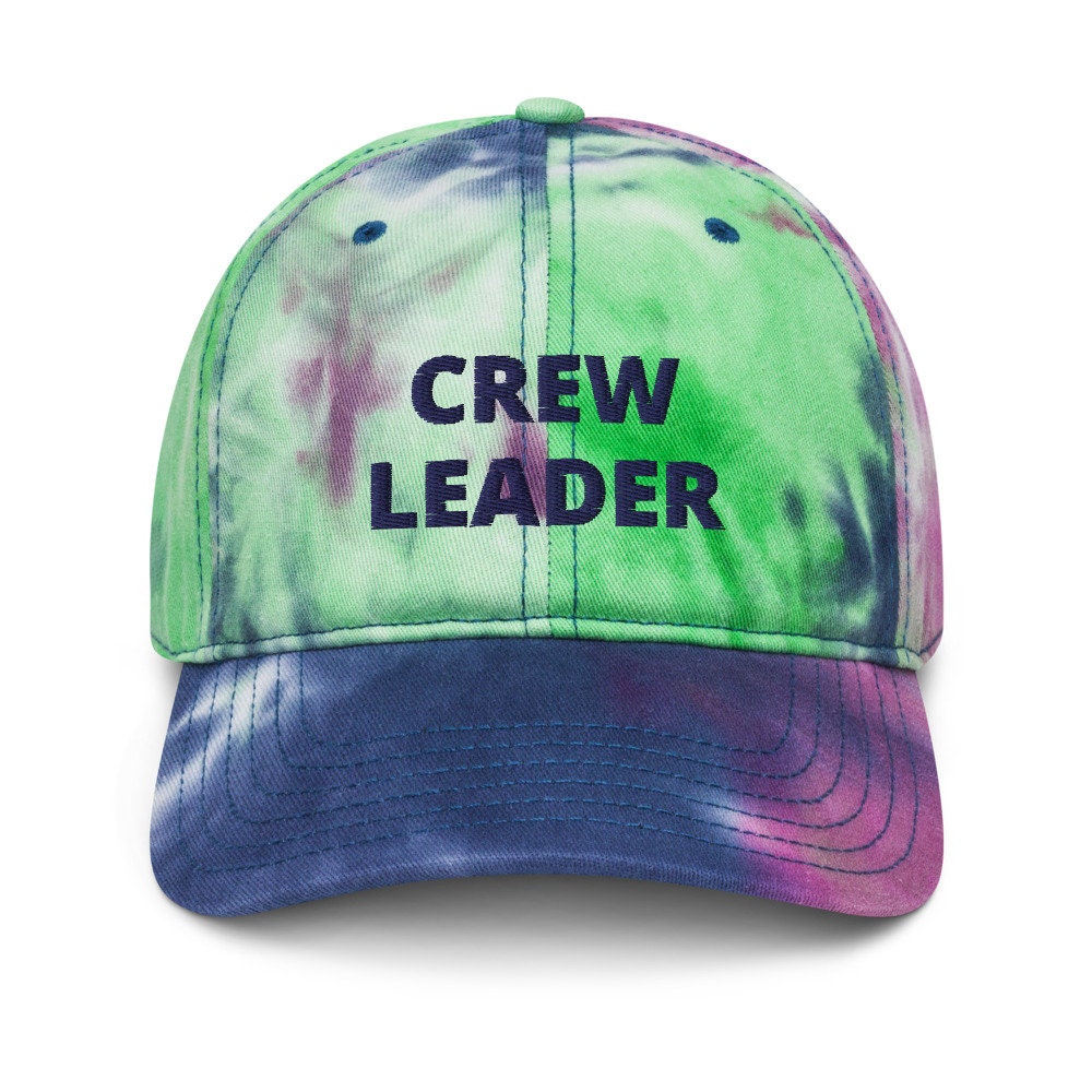 Crew Leader Tie Dye Hut Professionelle Arbeit Hüte Und Mützen Für Männer Frauen Zubehör Baseball Trucker Caps Custom Bestickt von MomentsJust4You