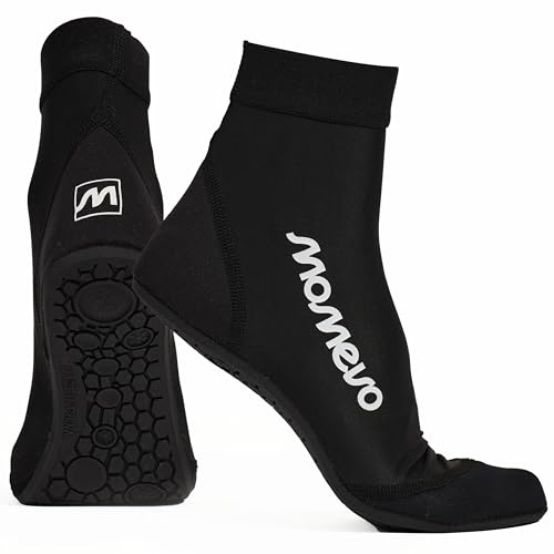 Momevo Splashies Badeschuhe mit rutschfestem Halt schnelltrocknend Unisex für Damen und Herren - Aquaschuhe Badesocken Wasserschuhe 42/43 von Momevo