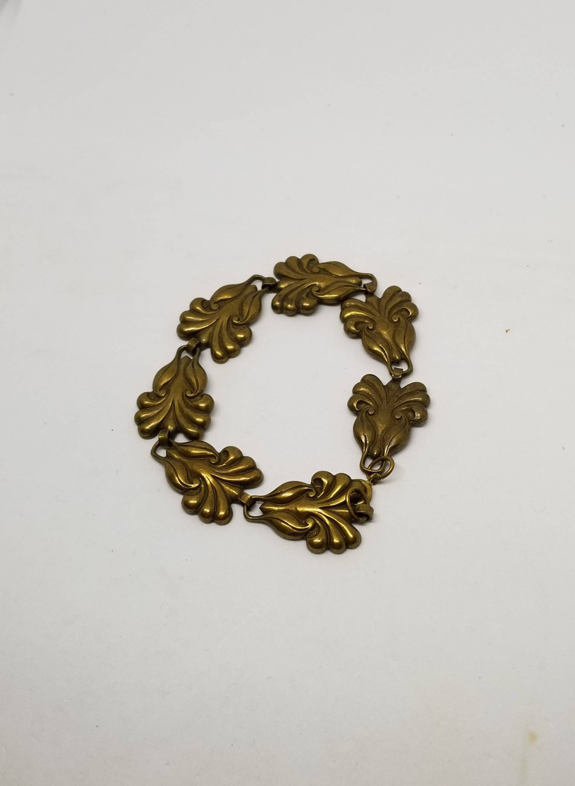 Vintage Messing Scroll-Link Armband Boho Vintage Messing Scroll-Link Armband Boho von MommaKosmos