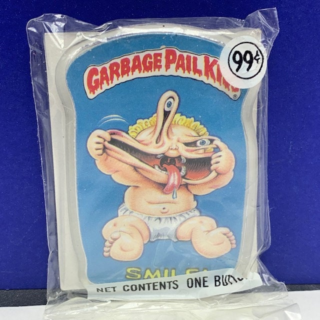 Garbage Pail Kids Gpk Karten Pinback Vintage-Pin-Buttel Abzeichen Versiegelt Neue Alte Lager 1986 Lächeln von MommaofThreeMonkeys