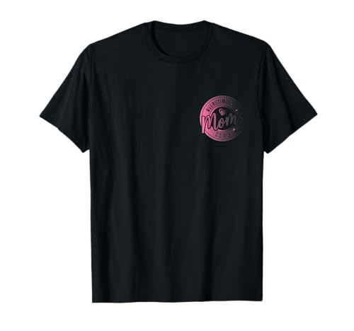 Overstimulated Moms Club Groovy Mama Humor Taschengrafik T-Shirt von Mommy Life Pun Birthday & Mother's Day Apparel