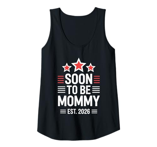 Damen Mama Wird Bald geladen und Wird Mama Est. 2026 Tank Top Damen Mama Wird Bald geladen und Wird Mama Est. 2026 Tank Top von Mommy Loading Soon To Be Mommy Est. 2026
