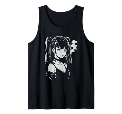 Soft Grunge Anime Girl Gothic Anime Goth Liebhaber Horror Anime Tank Top Soft Grunge Anime Girl Gothic Anime Goth Liebhaber Horror Anime Tank Top von Mommy Obsession Co.