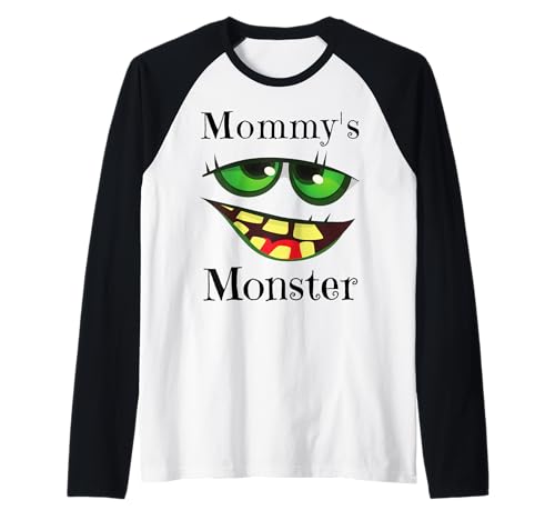Mommy's Monster Halloween Jungen Mädchen Lustiges Kostüm Kinder Spaß Raglan Mommy's Monster Halloween Jungen Mädchen Lustiges Kostüm Kinder Spaß Raglan von Mommy's Monster Halloween Boys Girls Funny Costume