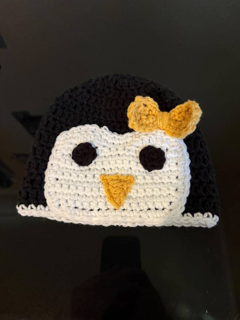 Gehäkelte Hut Für Baby Pinguin Pittsburgh Steelers Pinguin von MommyAndMeCrochet18
