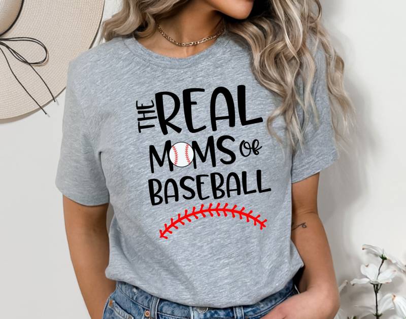 Die Echten Mütter Von Baseball Shirt/Lustiges Mama T-Shirt Spieltag Für Team Mutter Geschenk Saison von MommyMakesGifts
