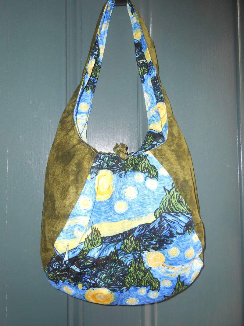 sternenklare Nacht Laney Reversible Hobo Bag sternenklare Nacht Laney Reversible Hobo Bag von MommySoup