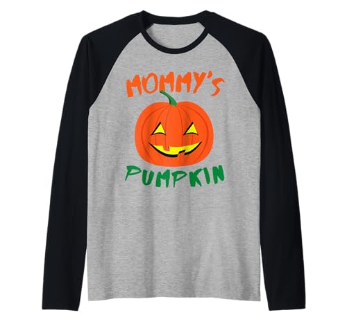 Mommy's Pumpkin Halloween Mädchen Jungen Kürbisse Kleinkind lustig Raglan Mommy's Pumpkin Halloween Mädchen Jungen Kürbisse Kleinkind lustig Raglan von Mommys Pumpkin Shopp