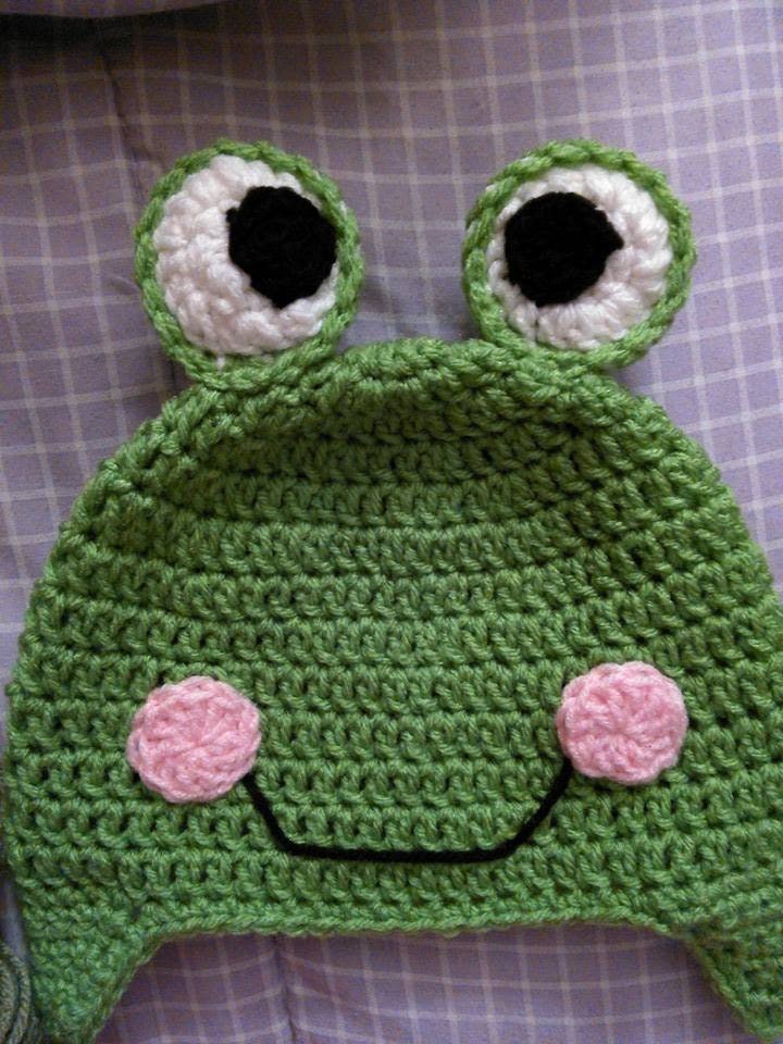 Frosch Beanie/Grüne Strickmütze Wintermütze Gehäkelte Froschmütze Frosch Beanie/Grüne Strickmütze Wintermütze Gehäkelte Froschmütze von MommyzBIB2011