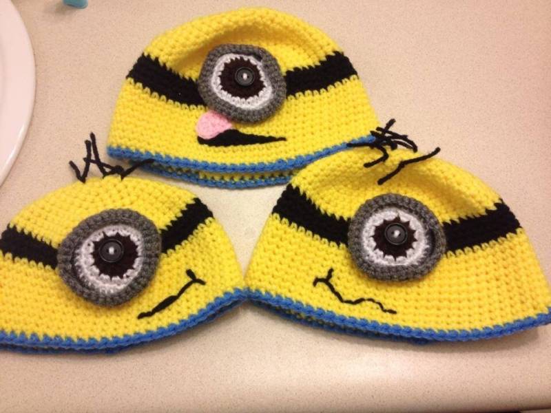 Minion Inspirierte Beanies Minion Inspirierte Beanies von MommyzBIB2011