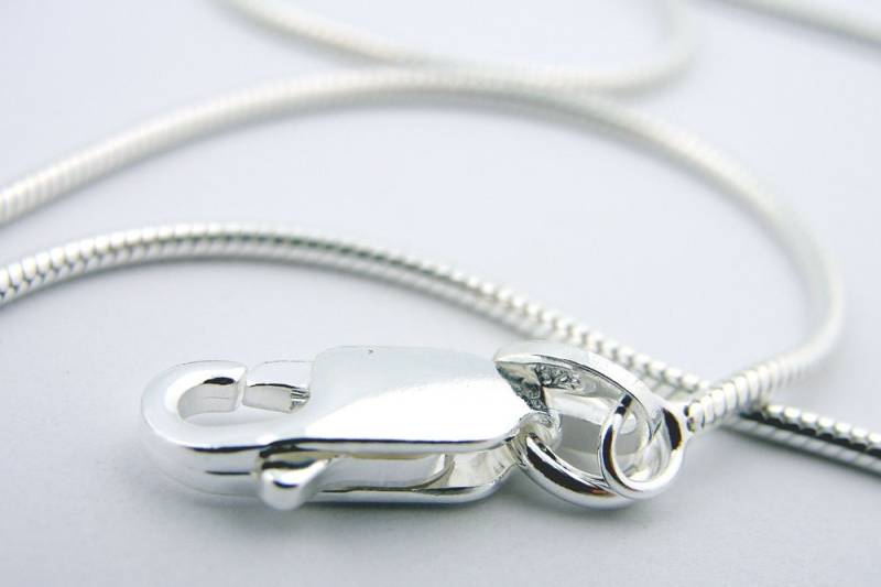 Schlangenkette Aus 925Er Silber | 1.2mm Schlangenkette Aus 925Er Silber | 1.2mm von MomoGlassworks