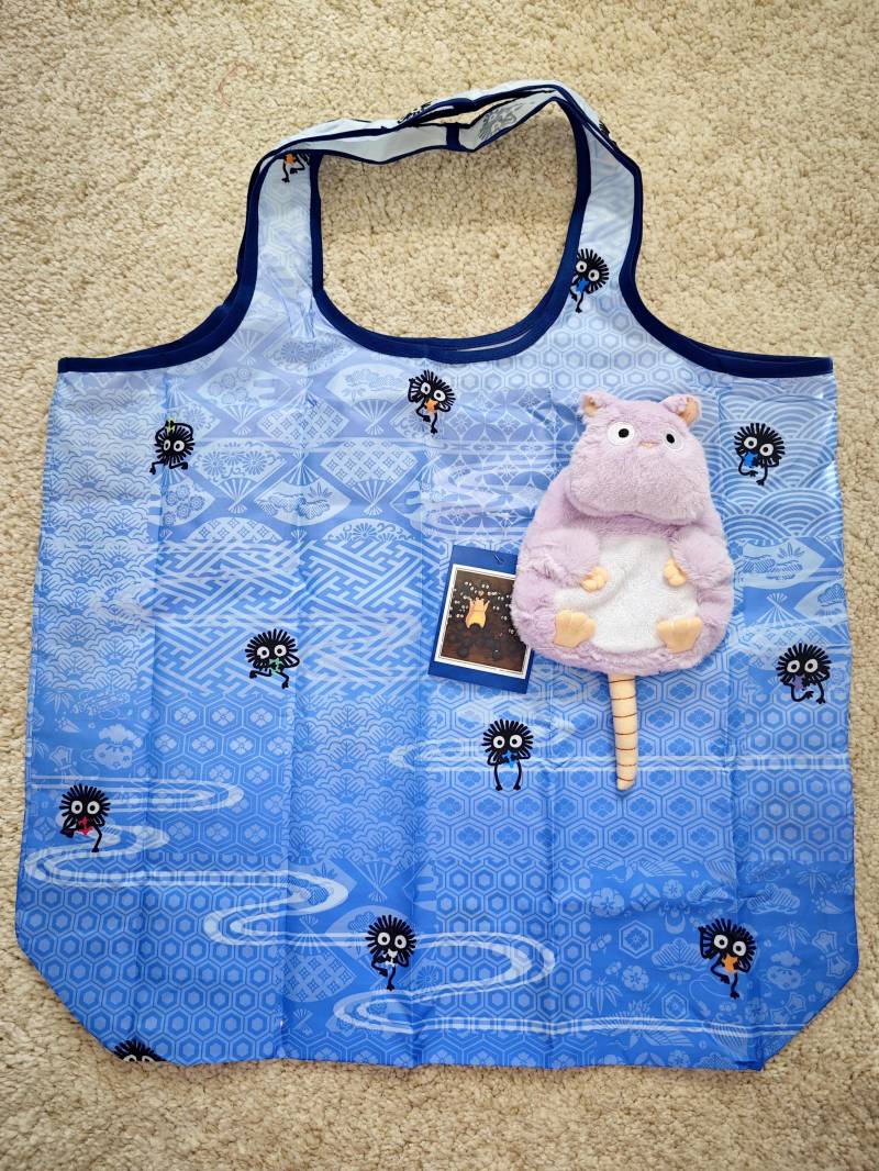 Original Japanese Licensed Eco Bag - Inspired By Spirited Worlds Boh Mouse Design Official Japan Import 45x40cm von Momodax
