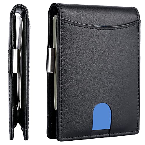 Momolaa Herren Geldbörse Portemonnaie für Männer Geldbeutel Männer Herrengeldbeutel Portmonaise Geldtasche RFID Schutz Karten Portemonnaie Herrenbörse Smart Wallet Brieftasche Wallet Portmonee von Momolaa