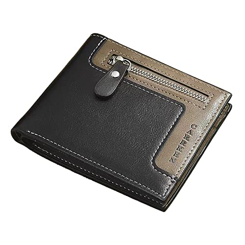 Momolaa Herren Geldbörse Portemonnaie für Männer Portmonaise Geldtasche RFID Schutz Karten Portemonnaie Herrenbörse Smart Wallet Geldbeutel Männer Herrengeldbeutel Brieftasche Wallet Portmonee von Momolaa