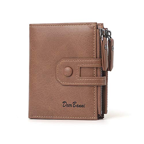 Momolaa Portmonee Herren Geldbeutel Männer Herrengeldbeutel Portmonaise Geldtasche RFID Schutz Karten Portemonnaie Herrenbörse Smart Wallet Brieftasche Wallet Portmonee Portemonnaie für Männer von Momolaa