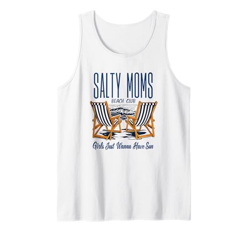 Salty Moms Beach Club Girls Just Wanna Have Sun Lustige Mama Tank Top Salty Moms Beach Club Girls Just Wanna Have Sun Lustige Mama Tank Top von Moms Beach Club Moms Just Want to Have Fun Ts