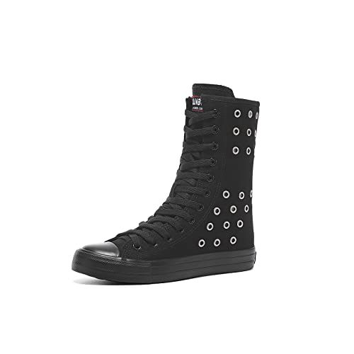 Momuk High Top Canvas Sneakers für Damen zum Schnüren von modischen Freizeitschuhen für Damen von Momuk