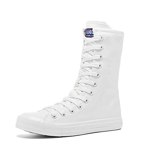 Momuk High Top Canvas Sneakers für Damen zum Schnüren von modischen Freizeitschuhen für Damen von Momuk