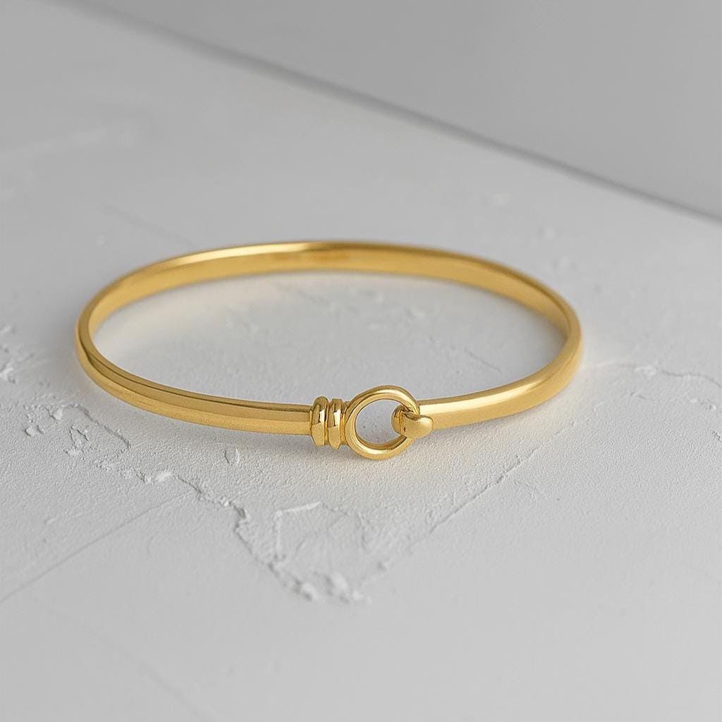 18K Gold Vermeil Armreif Armband Personalisierte Für Exam Pass 21 von MonBijouxUK