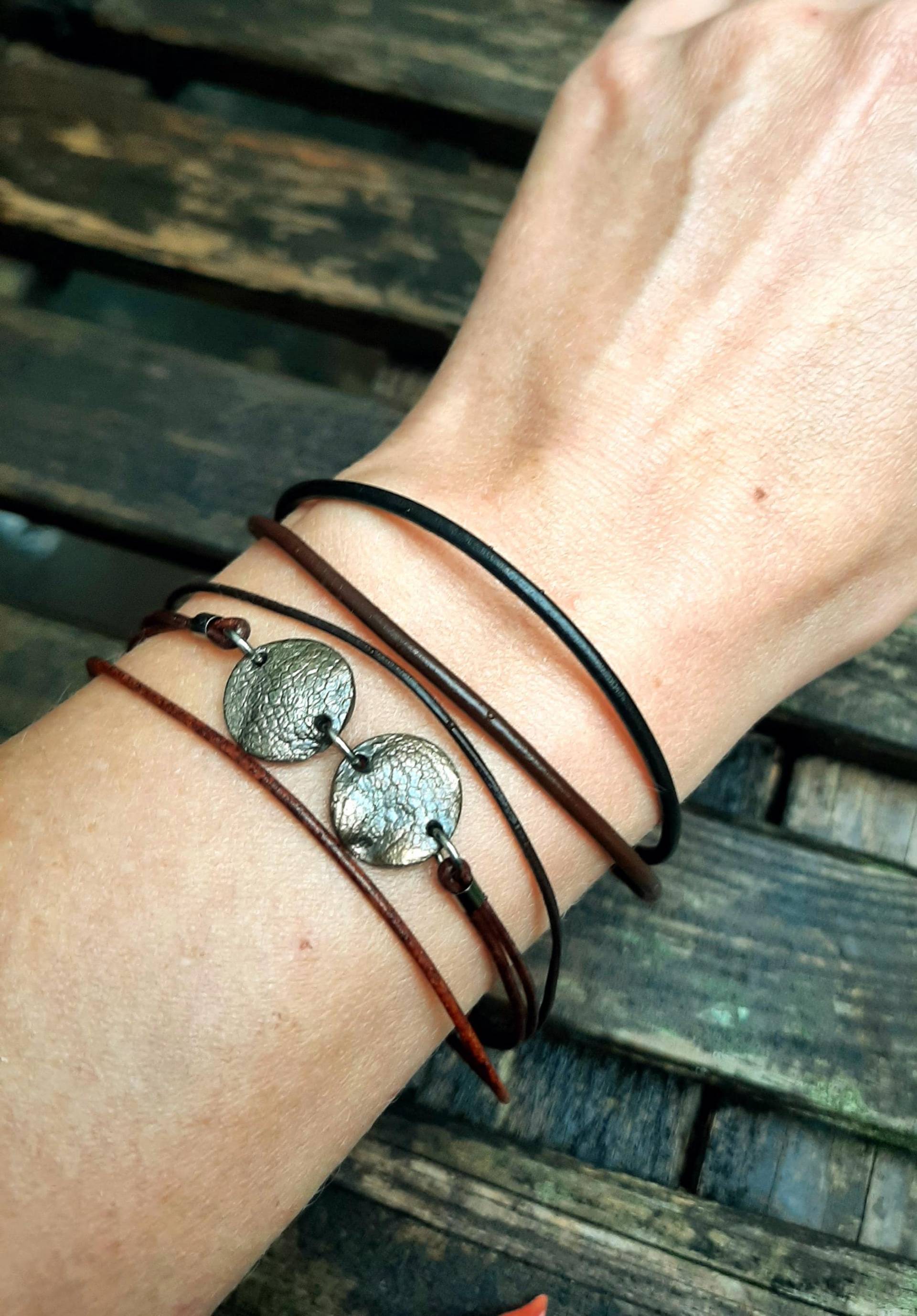 Handgefertigtes Silbermedaillon | 999 Mit Nasenabdruck, Andenken Haustier, Personalisiertes Tierandenken Armband von MonChichiBerlin