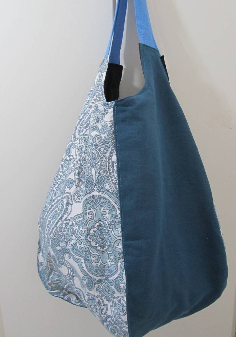 Shopper Tascheeinkaufsbeutelprojekttasche Beuteltasche von MonDoCrafts