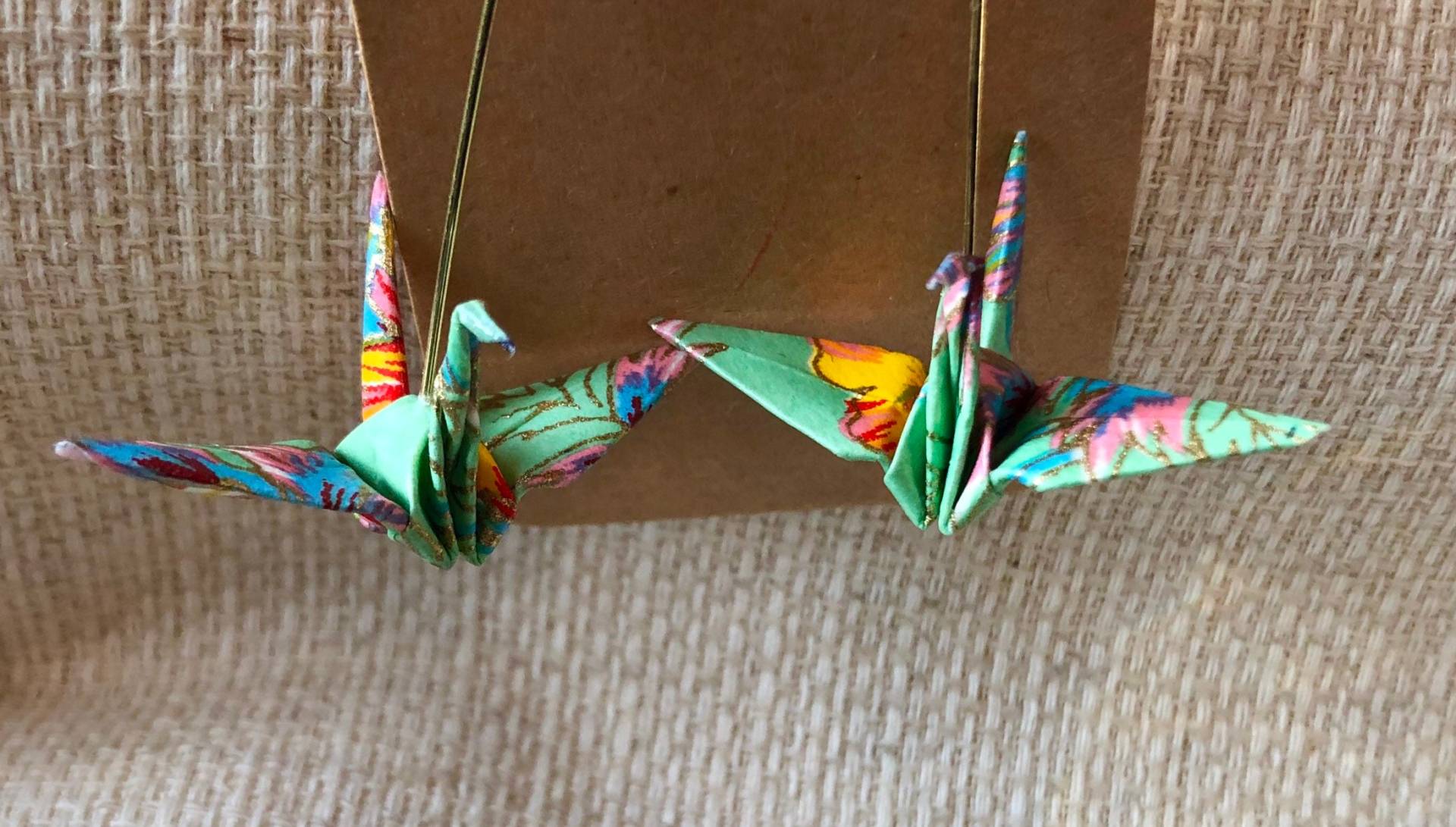 Origami Kranich Ohrringe Origami Kranich Ohrringe von MonPetitOrigami