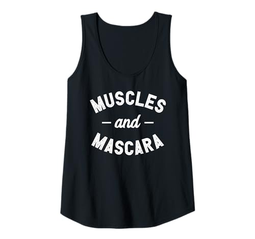 Damen Muscles and Mascara I Workout Gym Fitness Tank Top Damen Muscles and Mascara I Workout Gym Fitness Tank Top von Mona Eva Sports Apparel