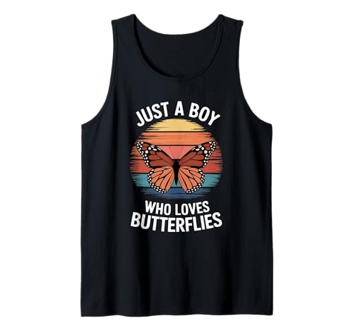 Herren Nur EIN Junge, der Schmetterlinge liebt Insektenliebhaber Tank Top Herren Nur EIN Junge, der Schmetterlinge liebt Insektenliebhaber Tank Top von Monarch Butterfly Lover Apparel