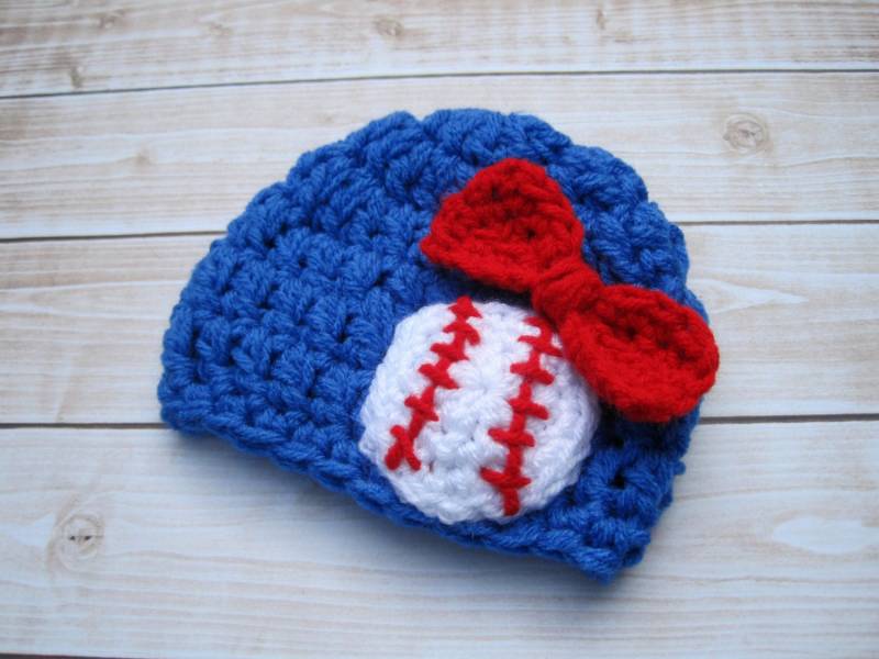 Baby Mütze Gehäkelt Mit Schleife Neugeborenen Fotorequisite von Monarchdancer