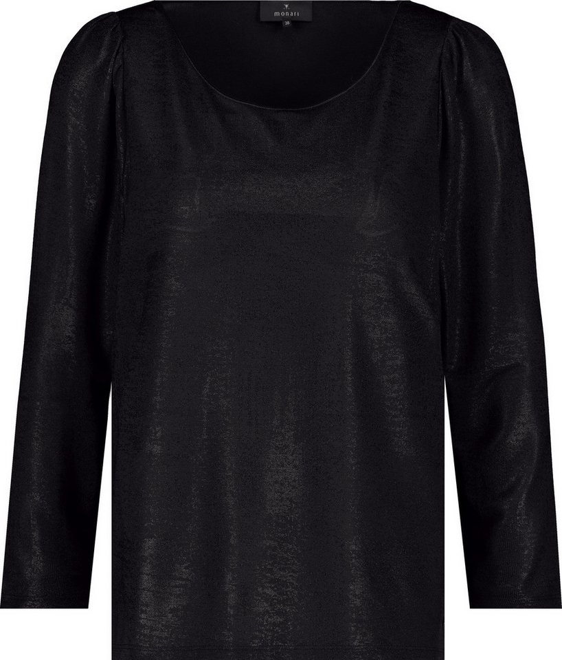 Monari 3/4-Arm-Shirt Pullover schwarz von Monari