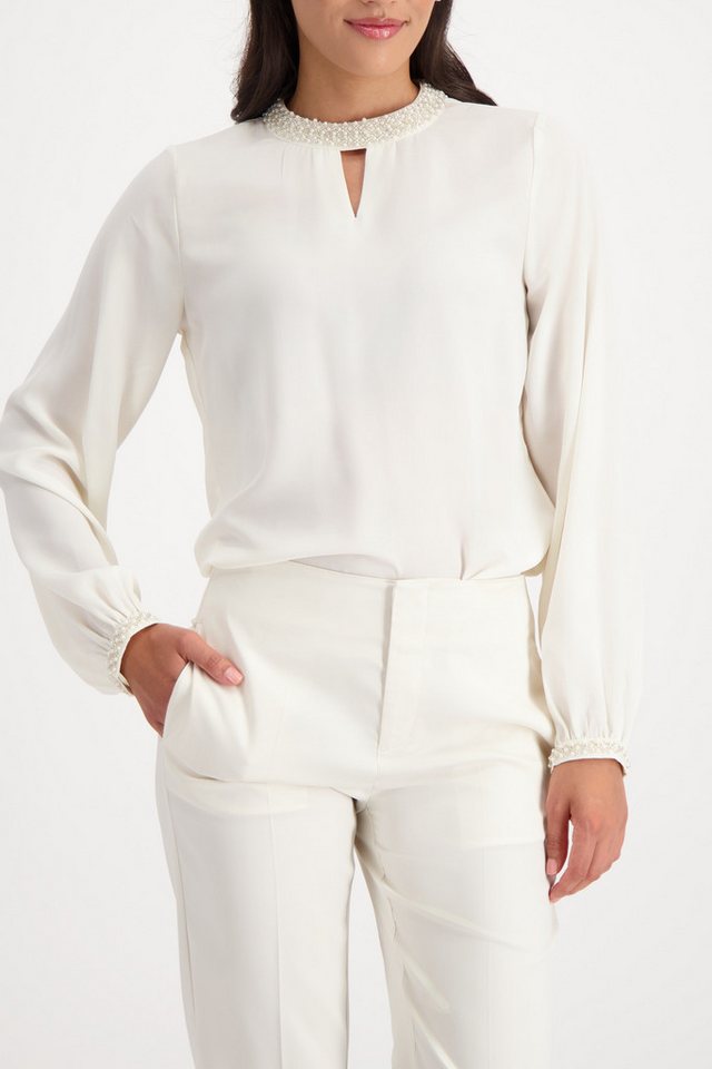 Monari Georgettebluse Bluse Georgette + Schmuck Regular fit von Monari